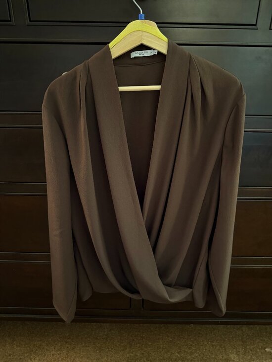 MM Lafleur Tops - MM LaFleur The Deneuve 1.0 Top XXL Brown